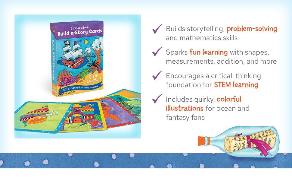 Barefoot Books - Build-a-Story Cards - Ocean Adventure