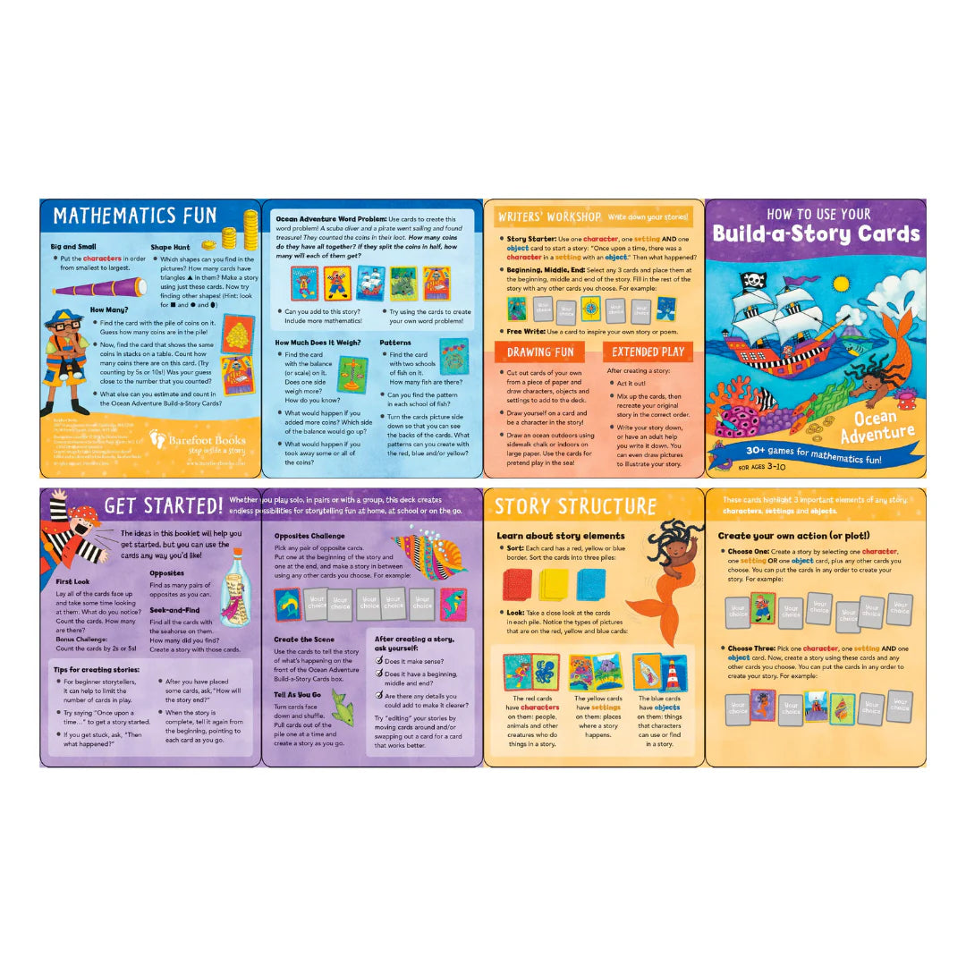 Barefoot Books - Build-a-Story Cards - Ocean Adventure