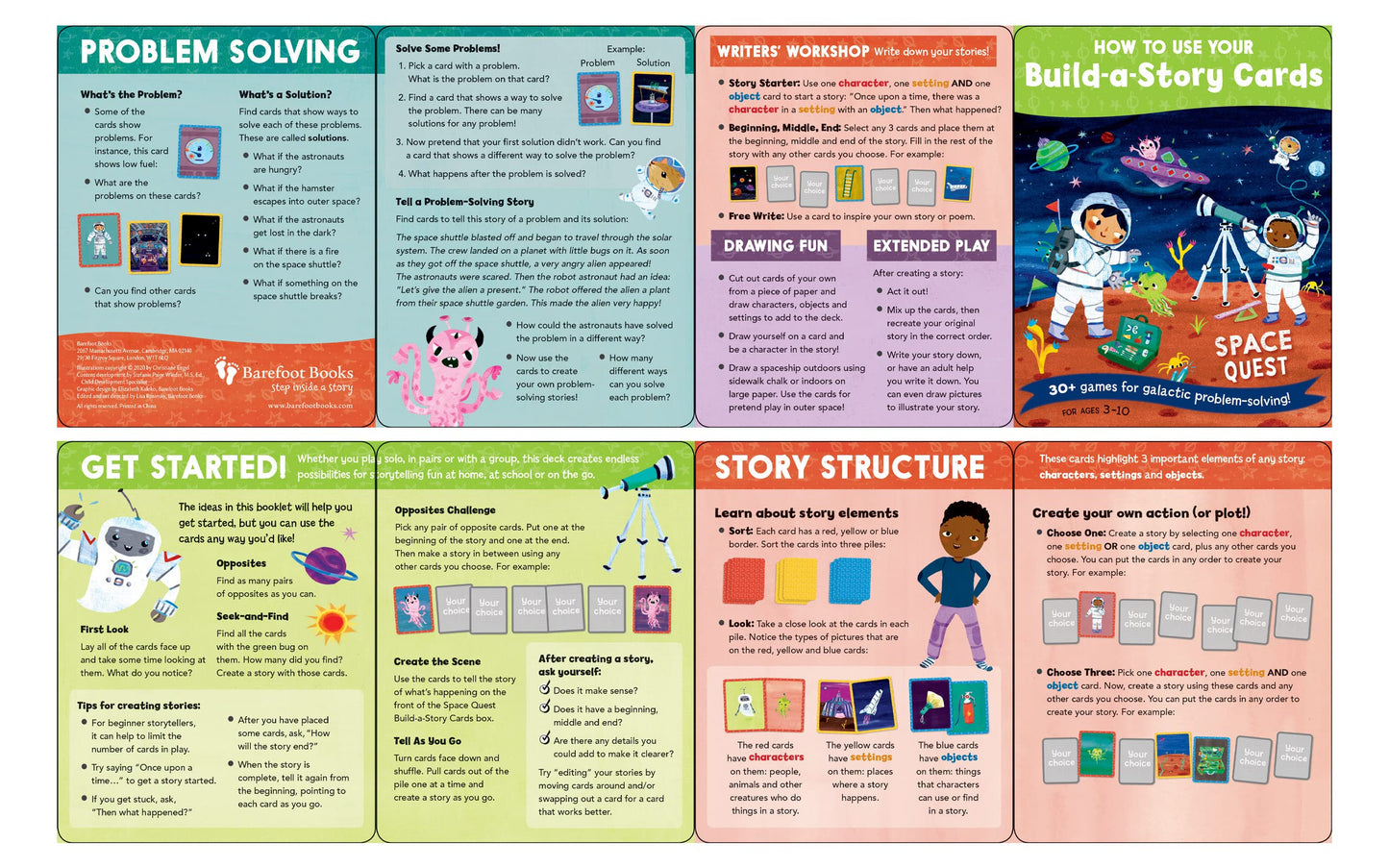 Barefoot Books - Build-a-Story Cards - Space Quest