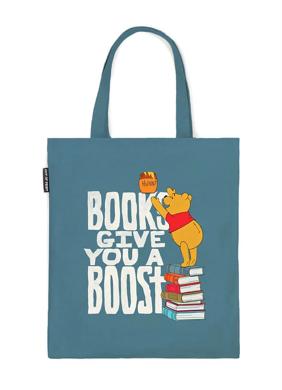 Winnie The Pooh “Books Give Boost” - Tote Bag