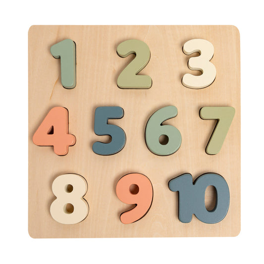 Wooden Numbers Puzzle