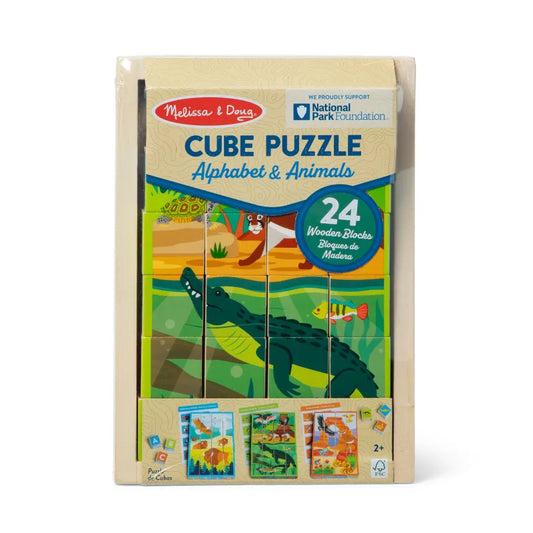 National Parks Wooden Blocks & Cube Puzzle