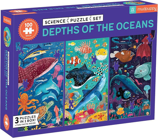 Depths of the Oceans Science Puzzle Set