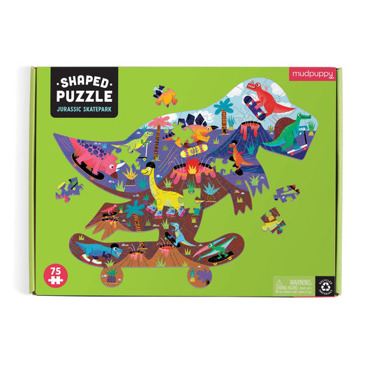 Jurassic Skatepark - Shaped Scene Puzzle