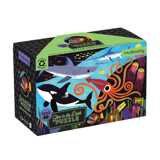 Ocean Predators - Glow in the Dark Puzzle