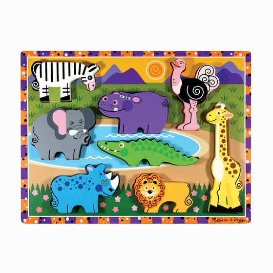 Melissa and Doug:  Safari Chunky Puzzle