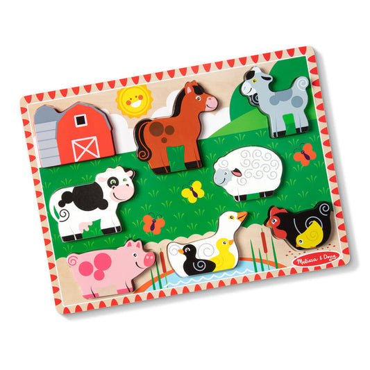 Farm Chunky Wooden Puzzle