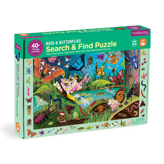 Bugs & Butterflies - Search & Find Puzzle