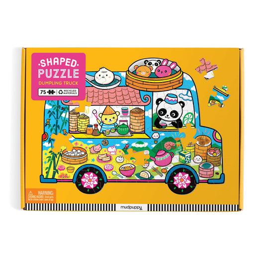 Dumpling Truck - Shaped Scene Puzzle