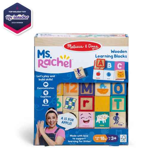 Ms. Rachel - Wooden Blocks and Activity Cards