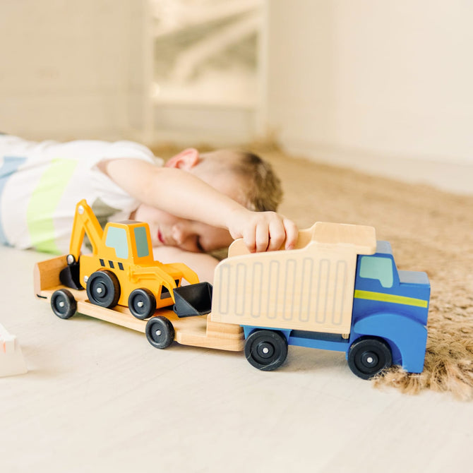 Classic Toy Dump Truck & Loader