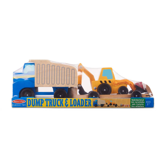 Classic Toy Dump Truck & Loader