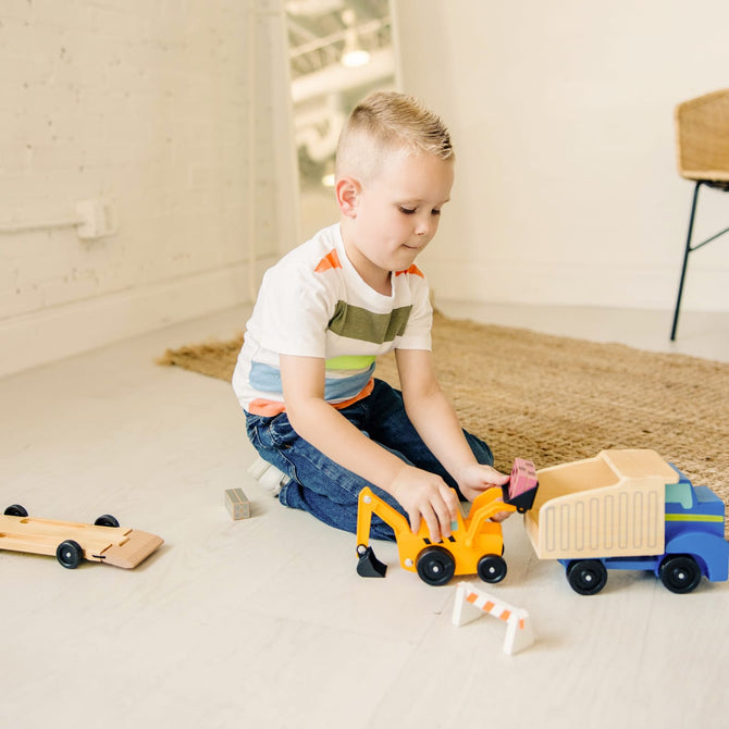 Classic Toy Dump Truck & Loader