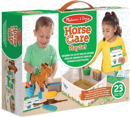 Feed & Groom Horse Care Play Set