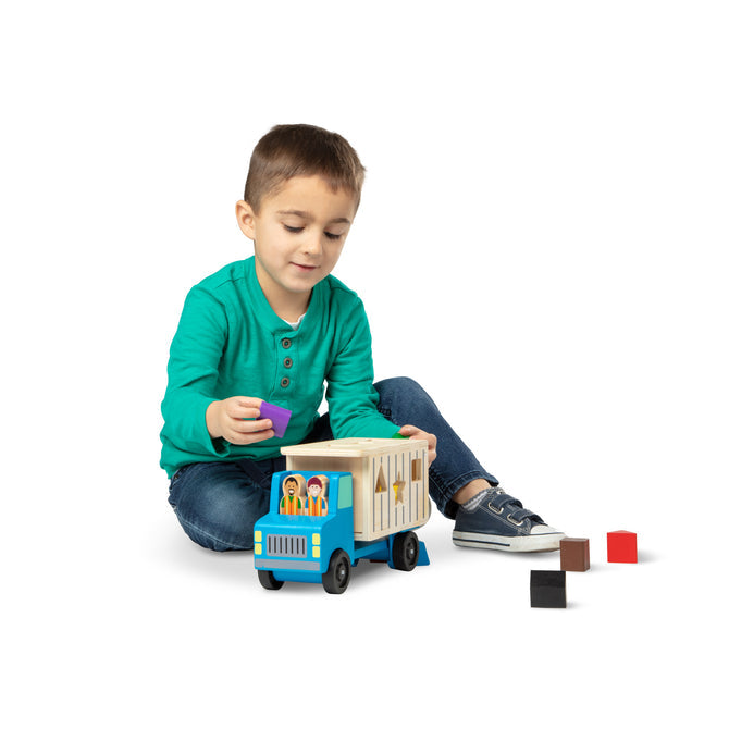 Shape-Sorting Dump Truck