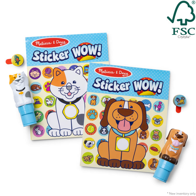 Sticker WOW! Activity Pads & Sticker Stampers - Pets