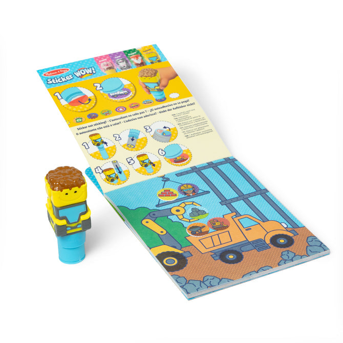 Sticker WOW! Activity Pad & Sticker Stamper - Bulldozer