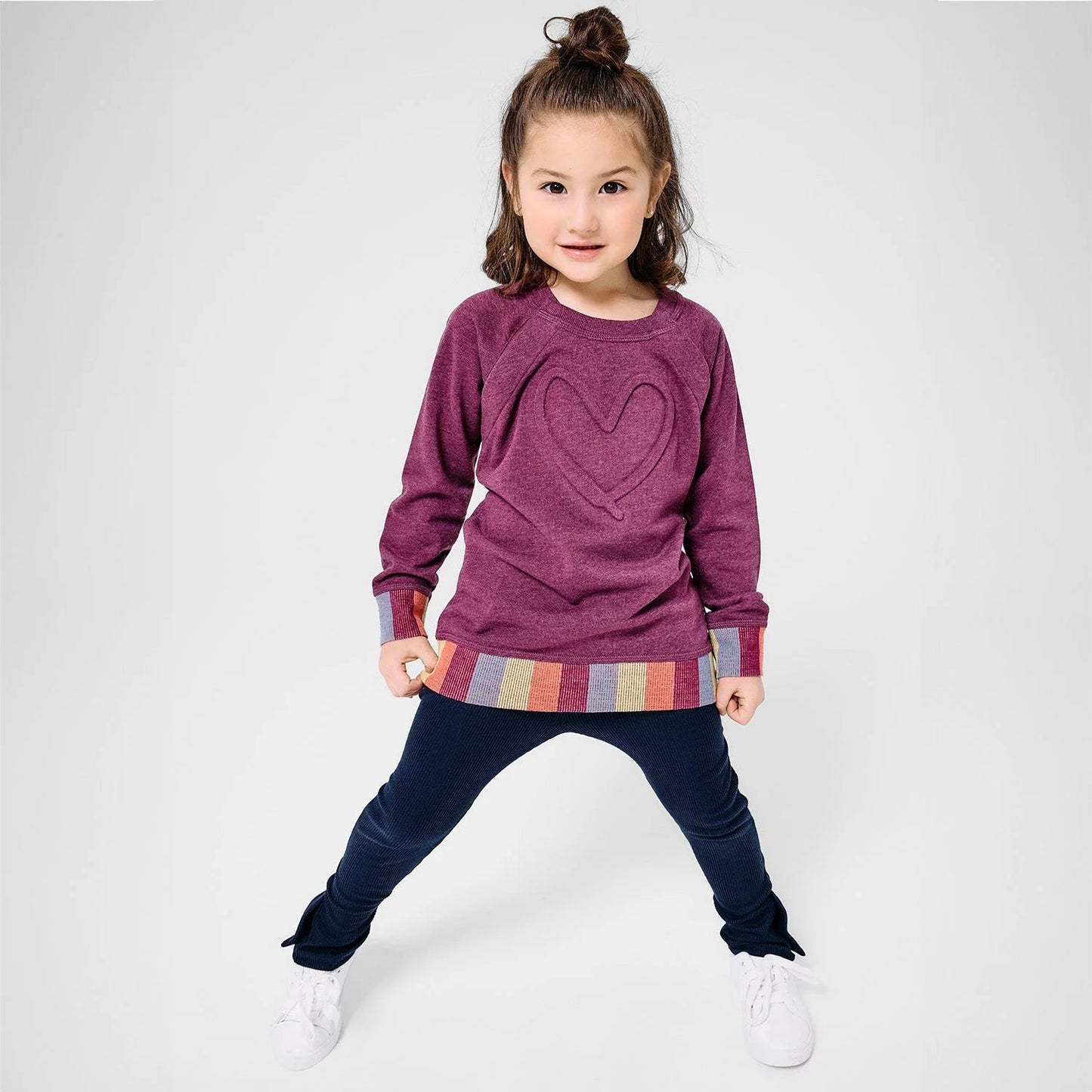 Magnetic Me - Heartsy Sweater - Purple Potion