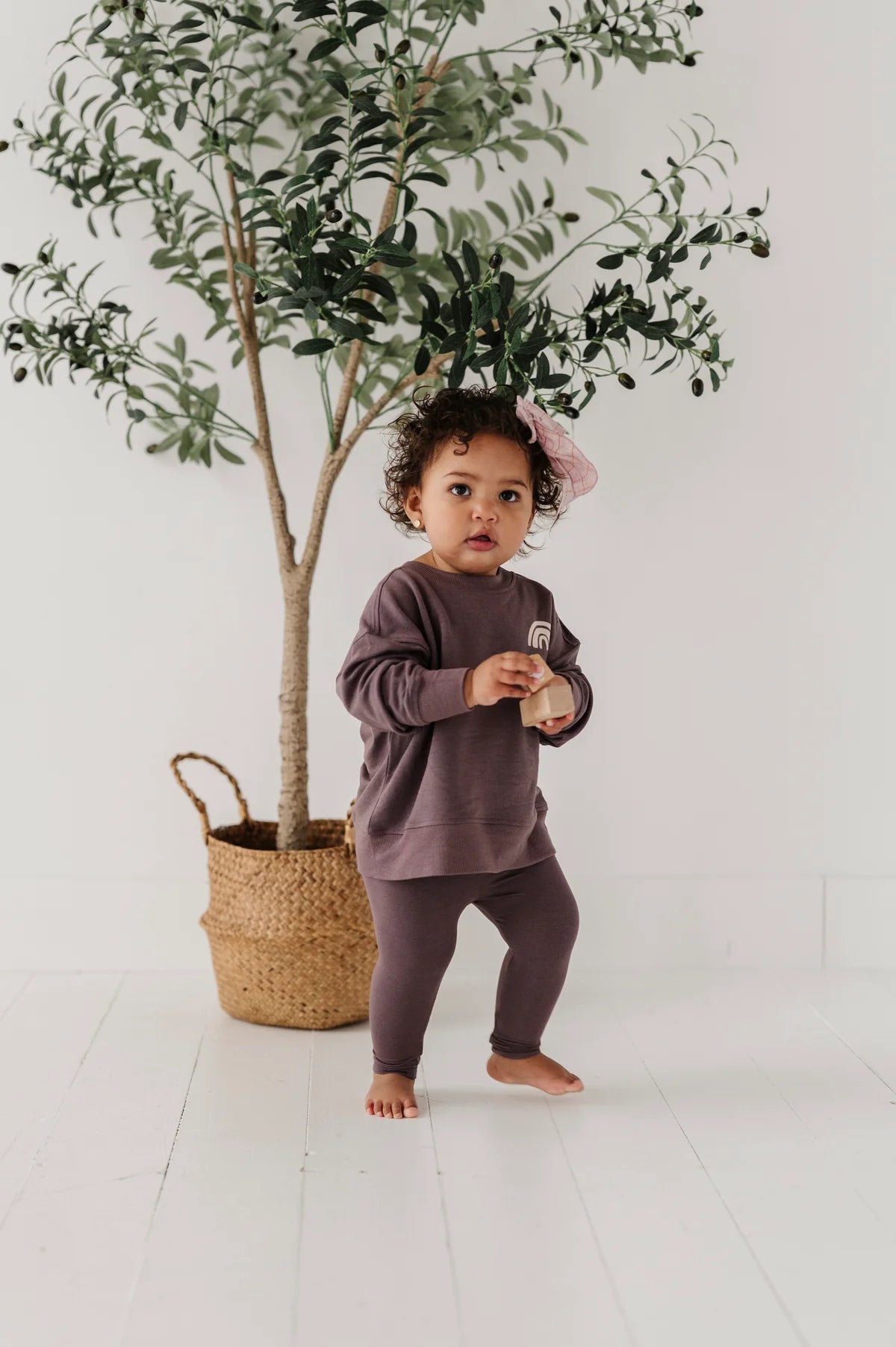 Babysprouts - Bamboo Basic Leggings in Graphite