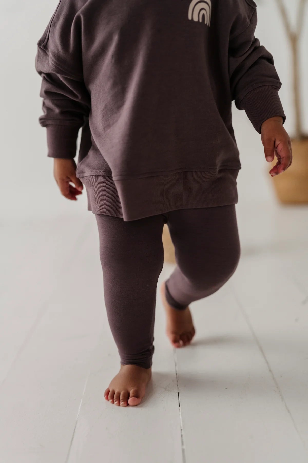 Babysprouts - Bamboo Basic Leggings in Graphite