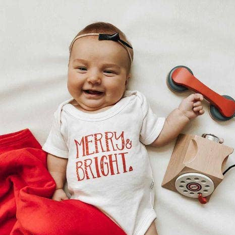 Finn + Emma - Graphic Bodysuit - Merry & Bright