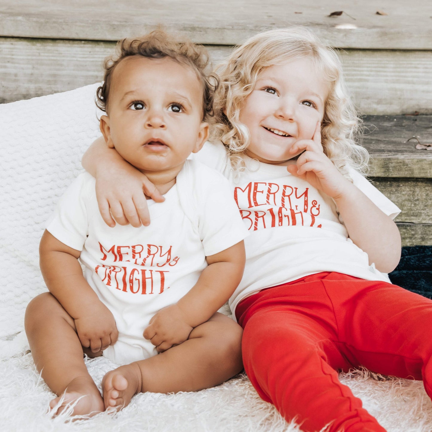 Finn + Emma - Graphic Bodysuit - Merry & Bright