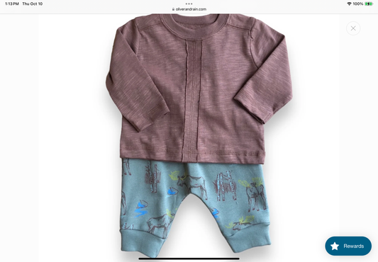 Moose 2-Piece Pants Set