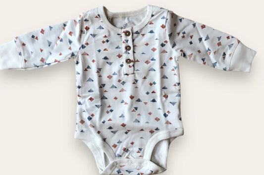 Longhorn Geo Print Bodysuit