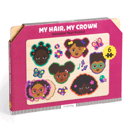 mudpuppy; My Hair, My Crown Wooden Tray Puzzle