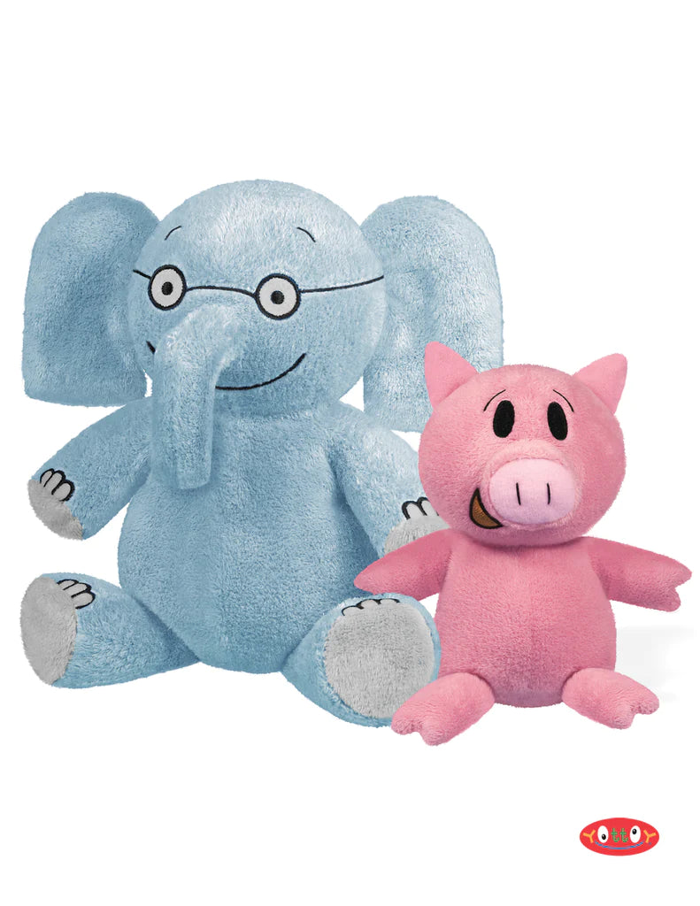 Elephant 7" & Piggie 5" Soft Toys
