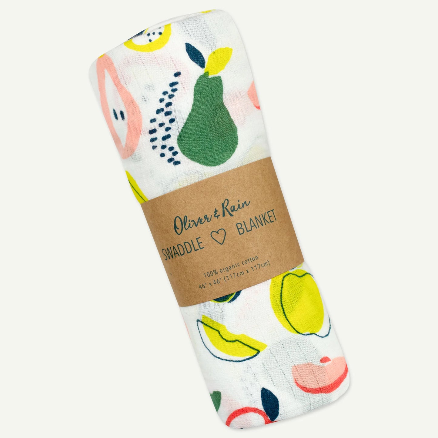 Fruit Print Swaddle