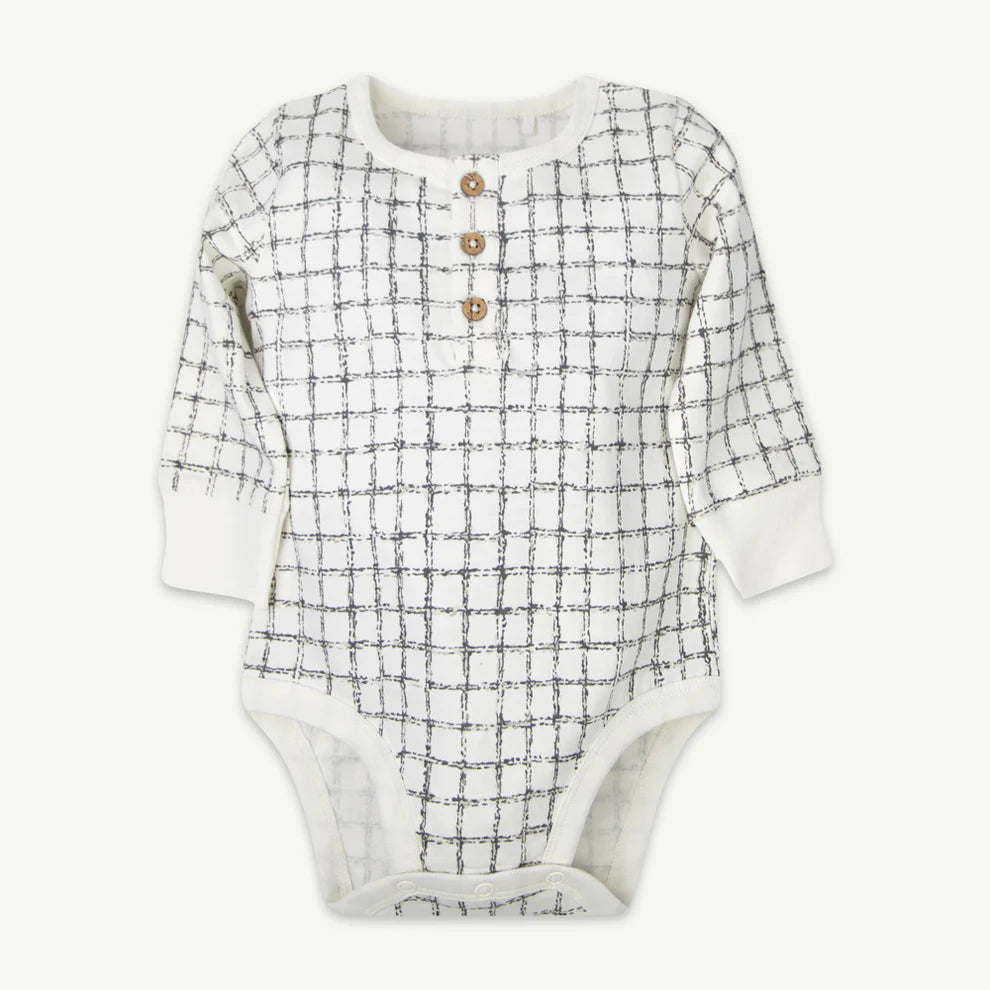 Checker Long Sleeve Bodysuit