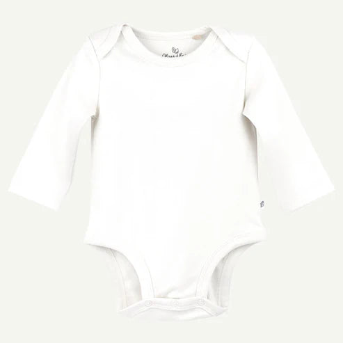 White Long Sleeve Pima Bodysuit