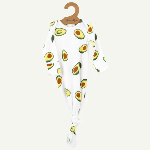 Avocado Print Gown