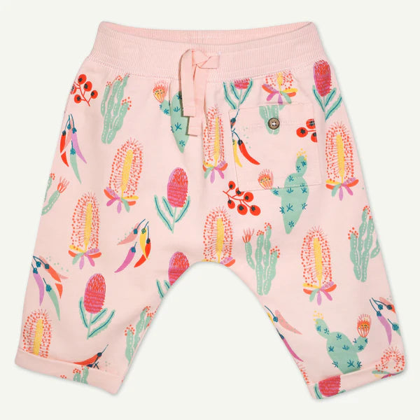 Pink Cactus Print Pant