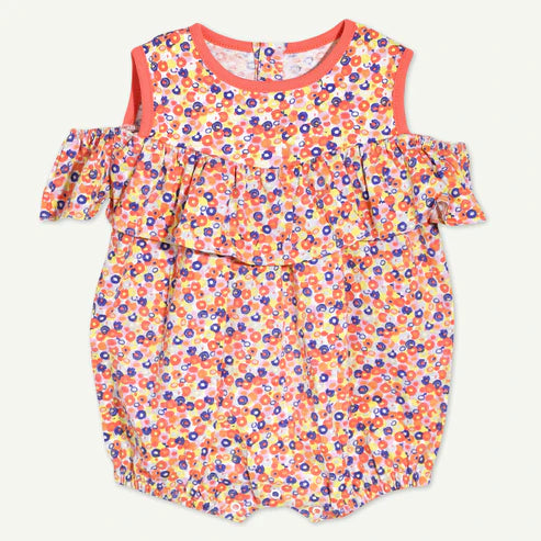 Teensy Flower Print Romper