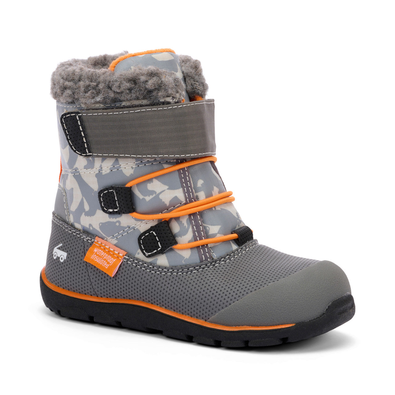 see kai run Gilman Waterproof/Insulated Gray/Orange