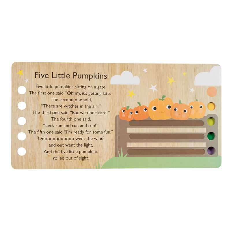 Simon & Schuster - Touch and Trace Nursery Rhymes: Five Little Pumpkins by Editors of Silver Dolphin Books