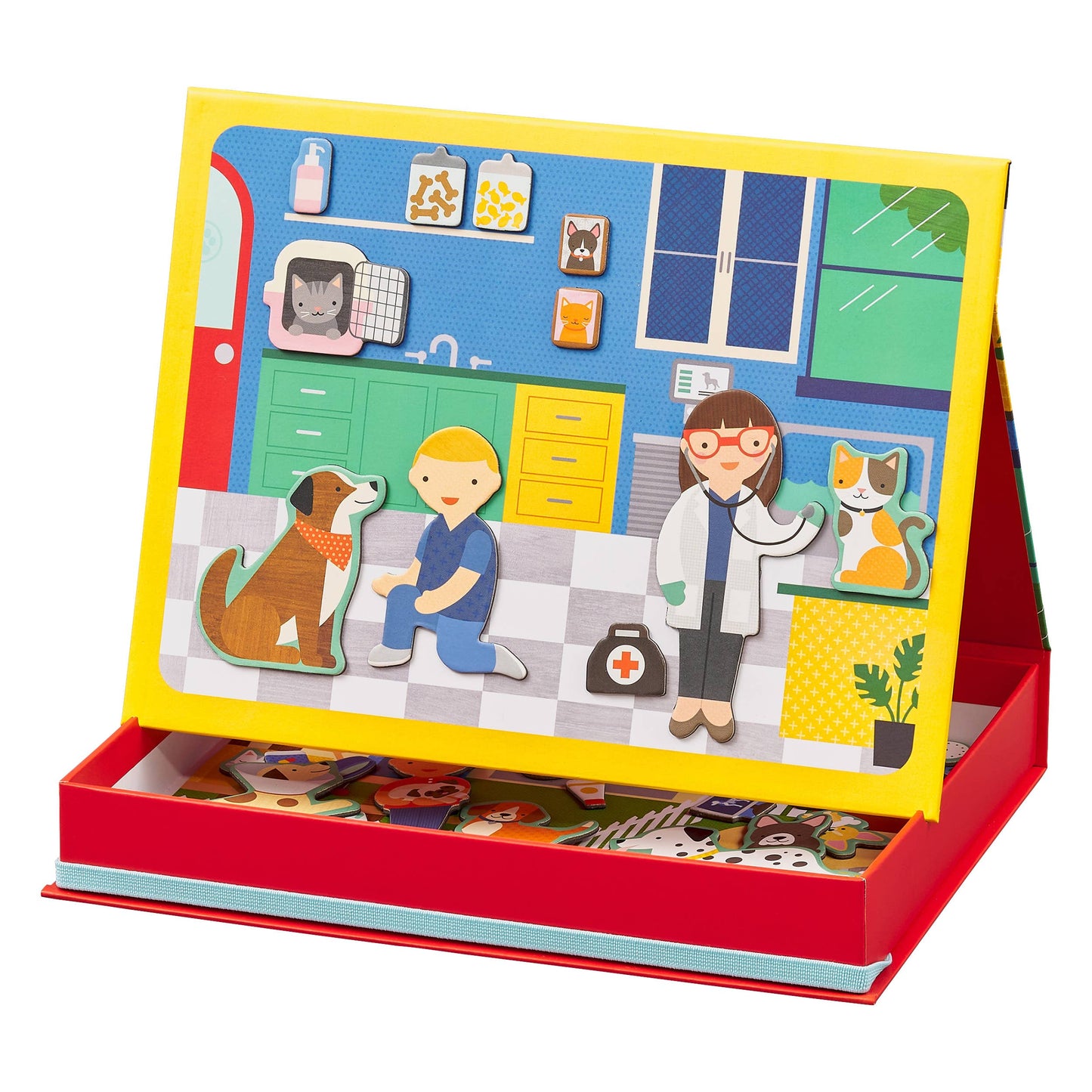 Chronicle Books - Pet Hospital Magnetic Play Scene