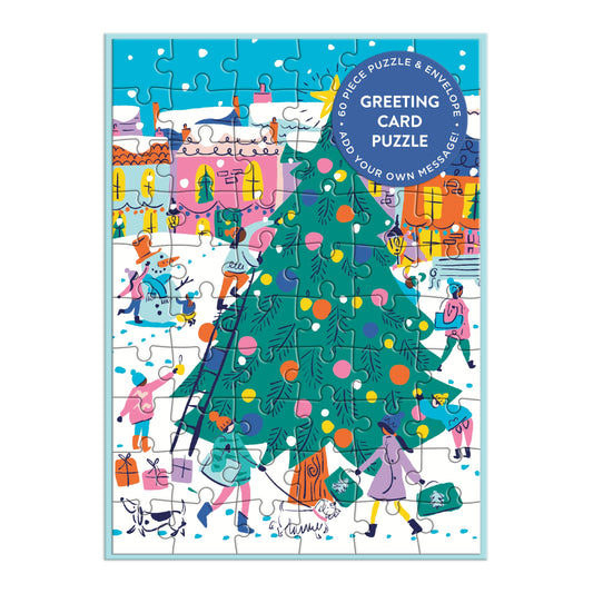 Chronicle Books - Merry & Bright Greeting Card Puzzle