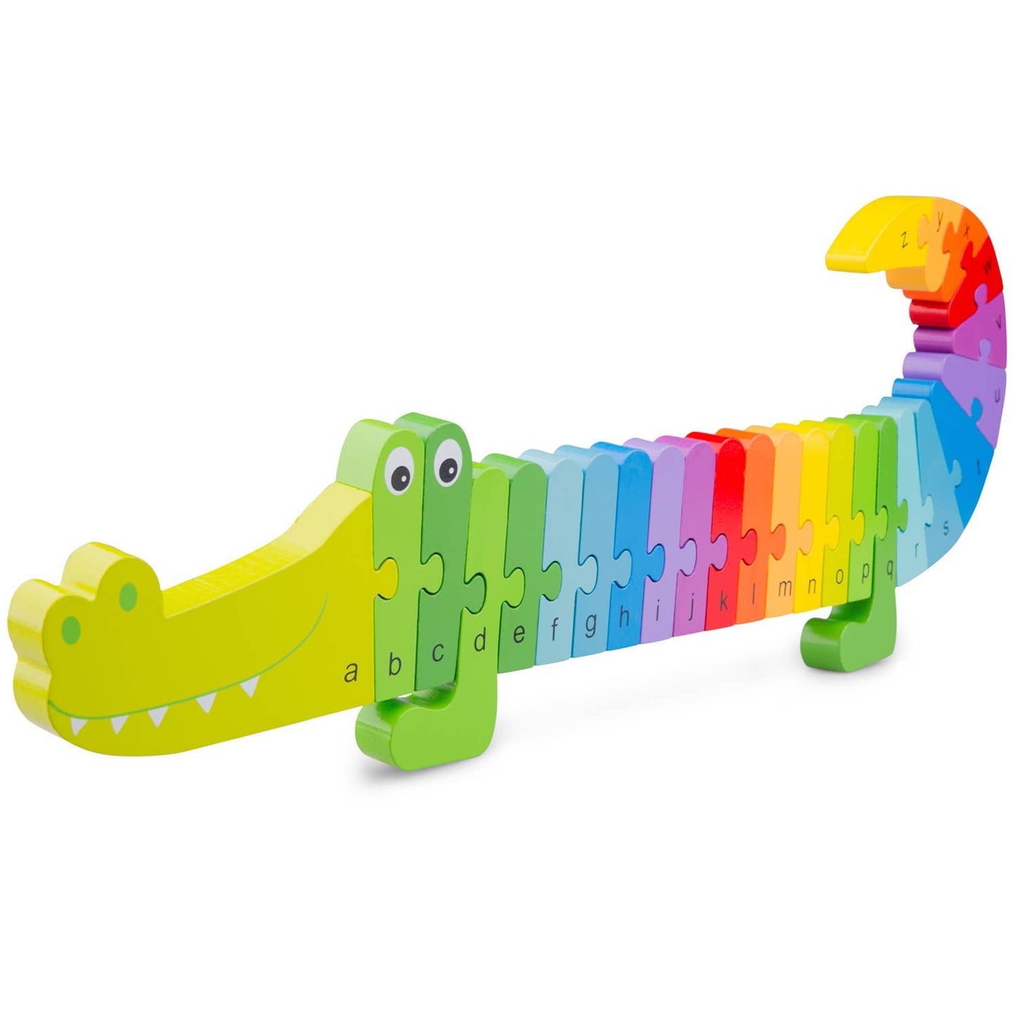 New Classic Toys - Alphabet puzzle - crocodile