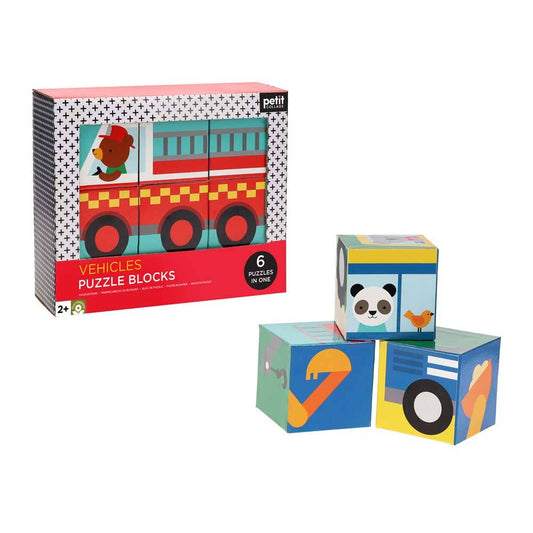 Chronicle Books - Puzzle Blocks - Vehicles