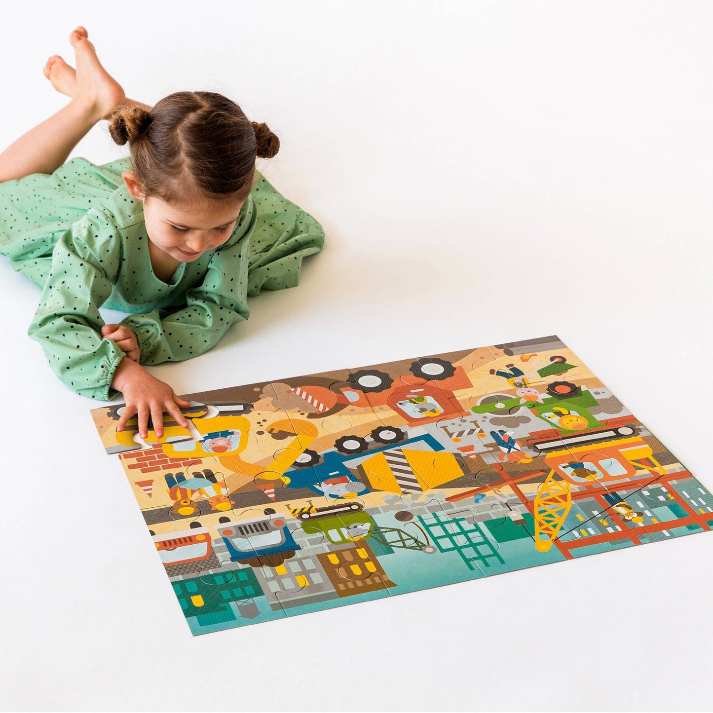 Chronicle Books - Construction Site 24-Piece Floor Puzzle