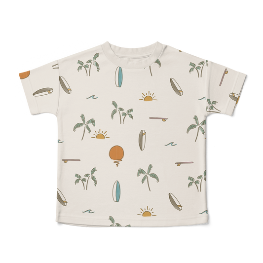 goumikids - Viscose Bamboo + Organic Cotton T-shirt - Surf's Up