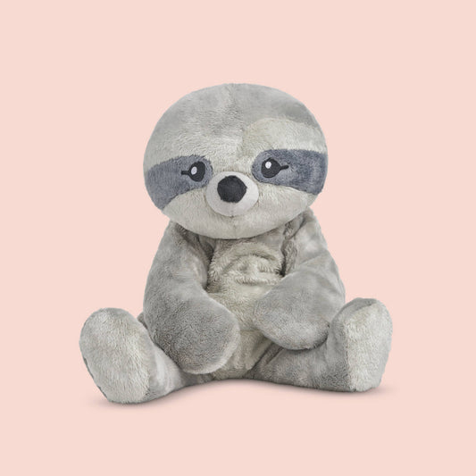 Hugimals World - New! Weighted Plush Sam the Sloth