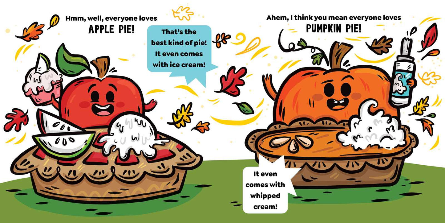 Apple vs. Pumpkin by Jeffrey Burton