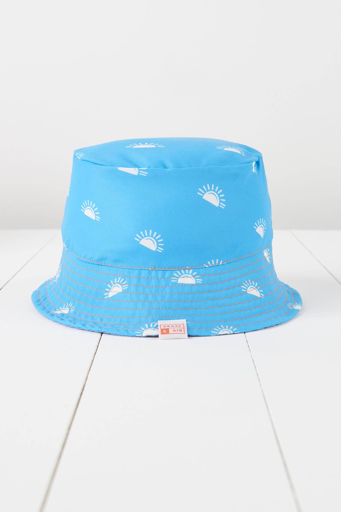 Grass & Air - Cornflower Blue and Lavender Reversible Sun Hat