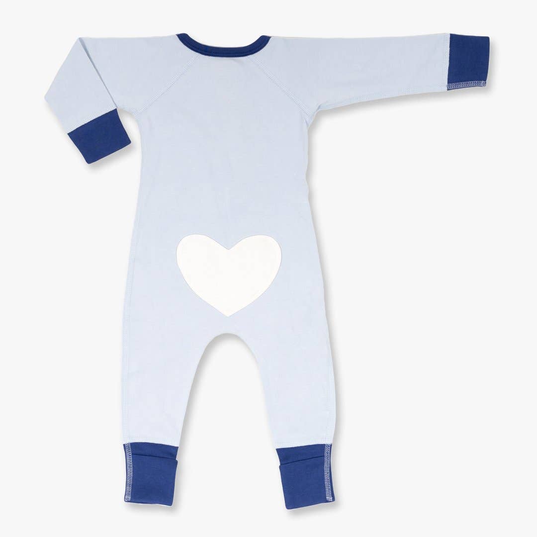 Sapling Child - Blue Sunshine Baby Zip Romper