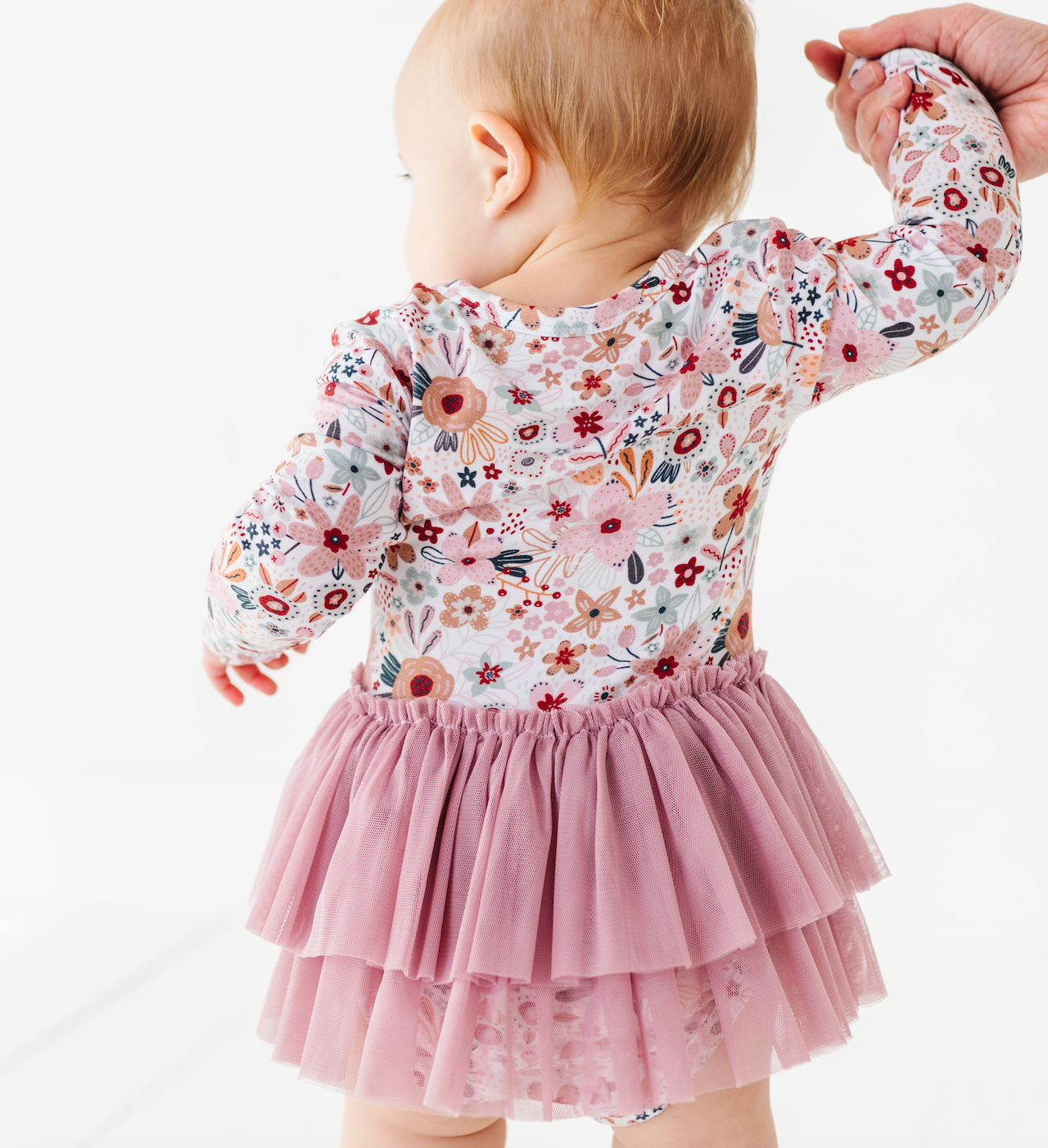 Bird & Bean® - Baby Bamboo Tulle Bodysuit -Fall Clothing Blossom Christmas