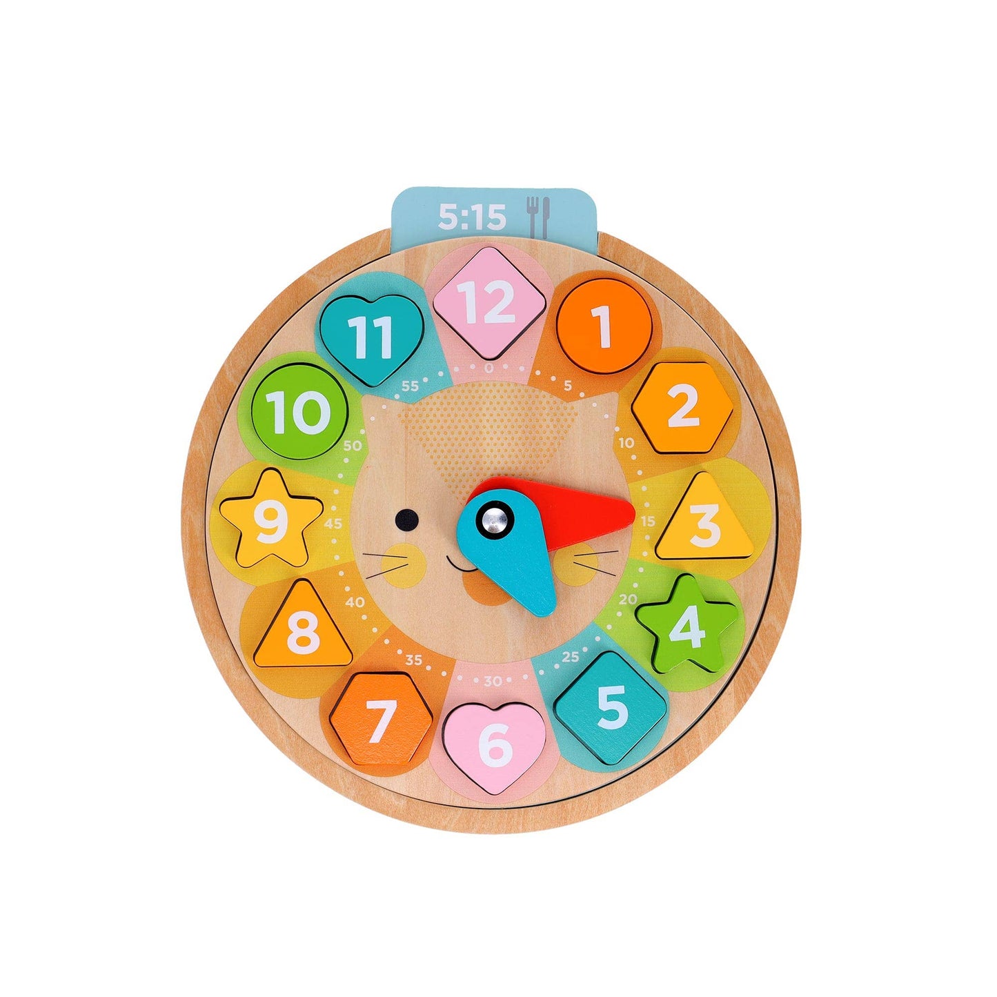 Chronicle Books - Multi-Language + Counting + Colors Wooden Learning Clock